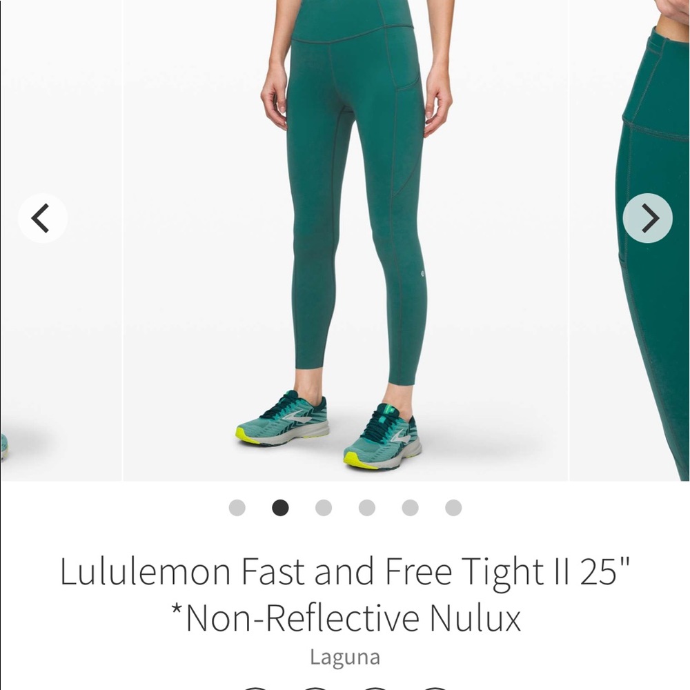 SOLD!    Lululemon fast and free